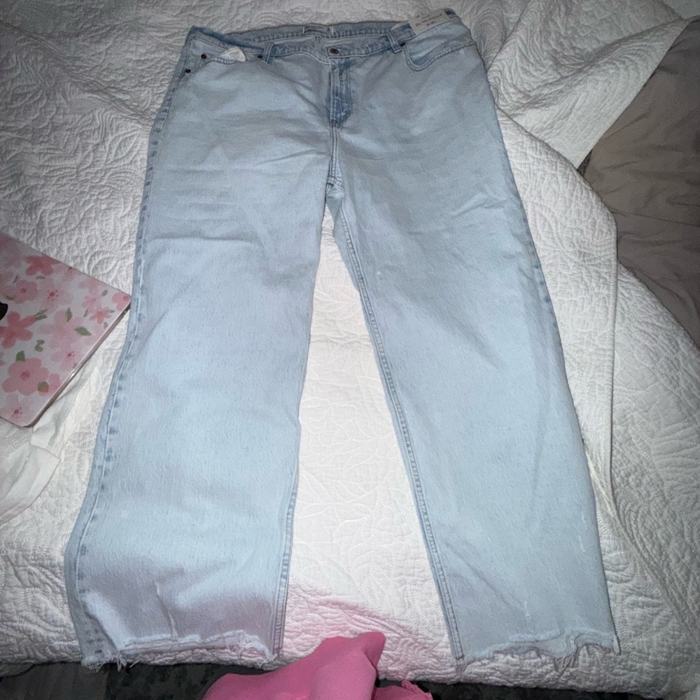 Light Blue Women's Jeans- Abercrombie size 35 short